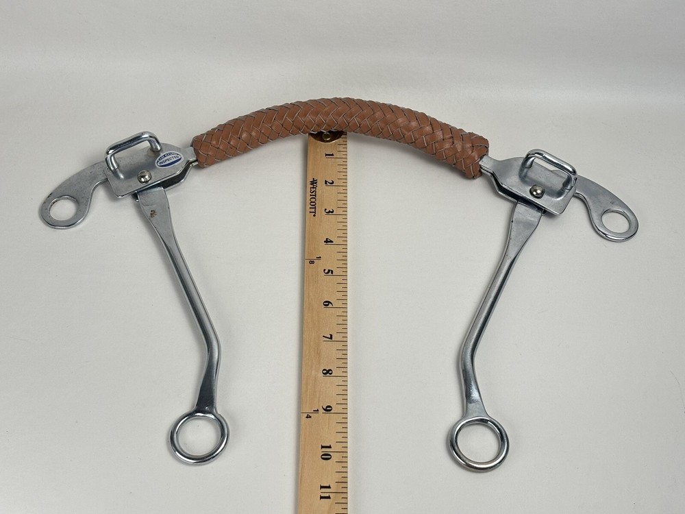 Western Braided Hackamore Bit Horse