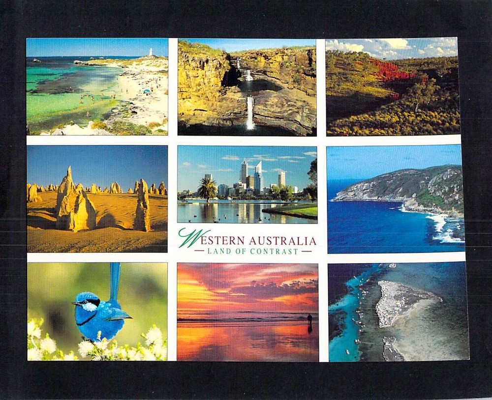 I2075 Western Australia 9 image NCV postcard