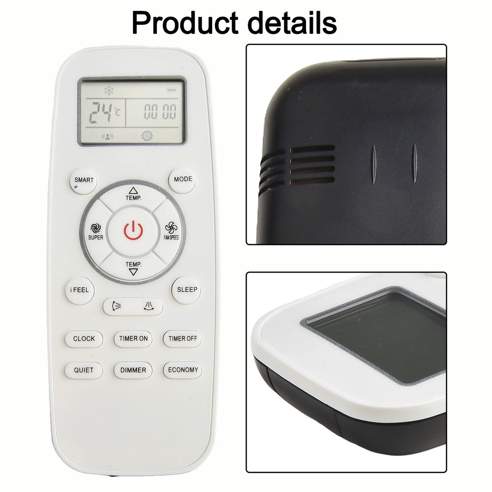 Ergonomically Designed Remote Control for Hisense ACs Models DG11L101 104