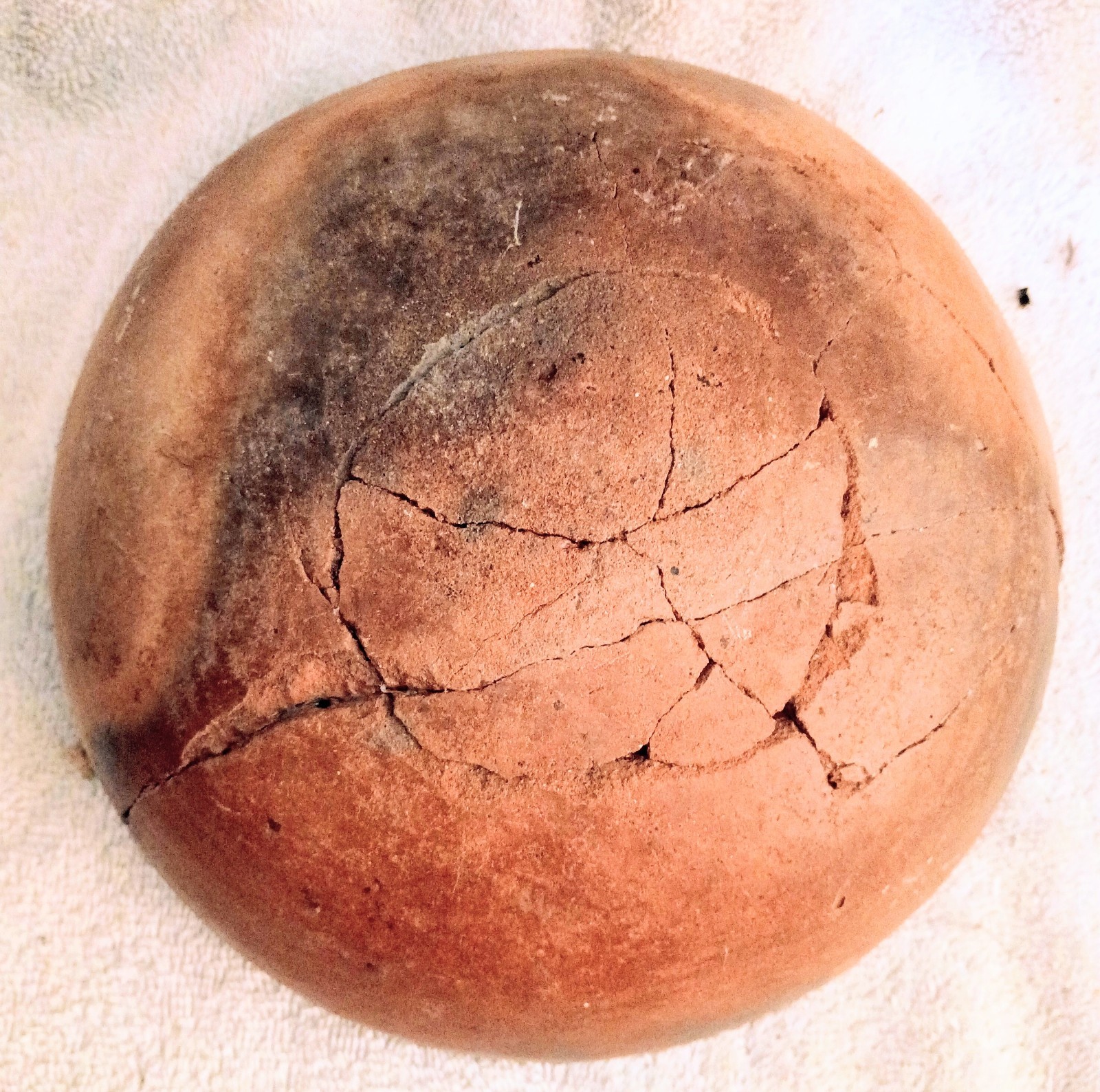 Great Antique Ancestral Pueblo Onion Skin Bowl