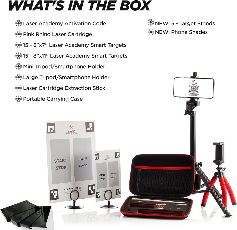 Mantis Laser Academy Training Kit for 9mm - Dry Fire Laser System, Practice, No