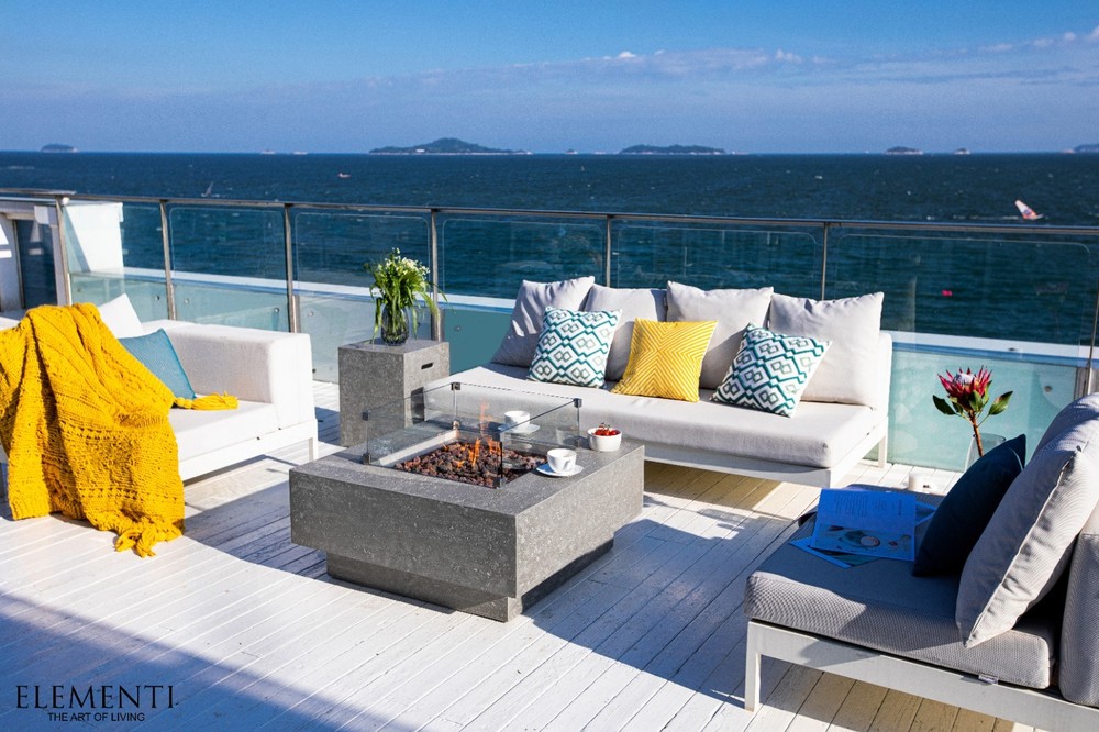 Elementi Manhattan Fire Table-Natural Gas