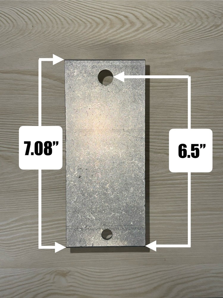 7" Aluminum Bunk Bracket Karavan Trailer 2x3 Cross Members