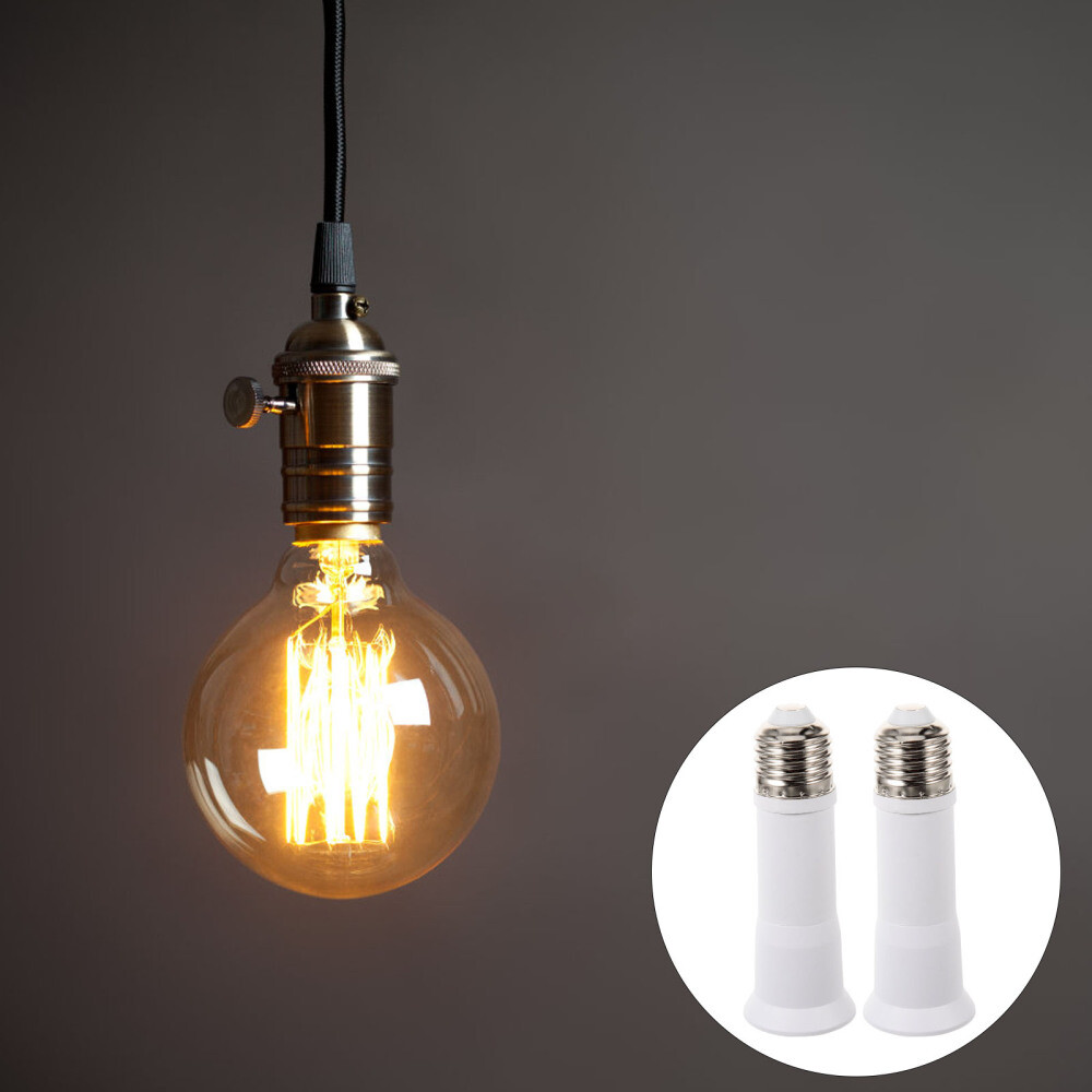 2 Pcs Practical Light Socket Extension Light Socket Extender Outdoor