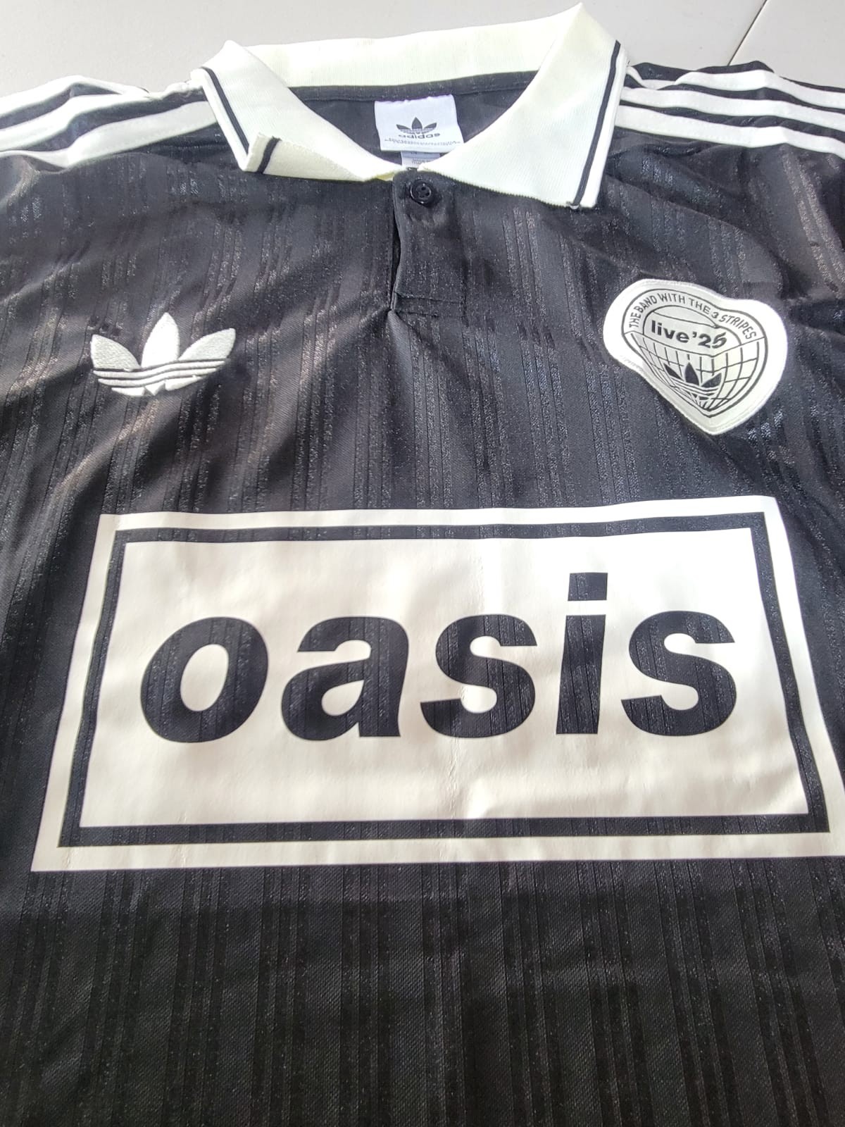 Oasis TOUR JACQUARD JERSEY Black or blue Polo Shirt