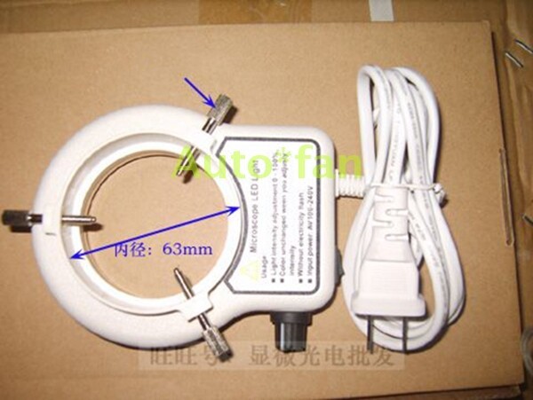 For 56 LED inner diameter 63MM microscope light source