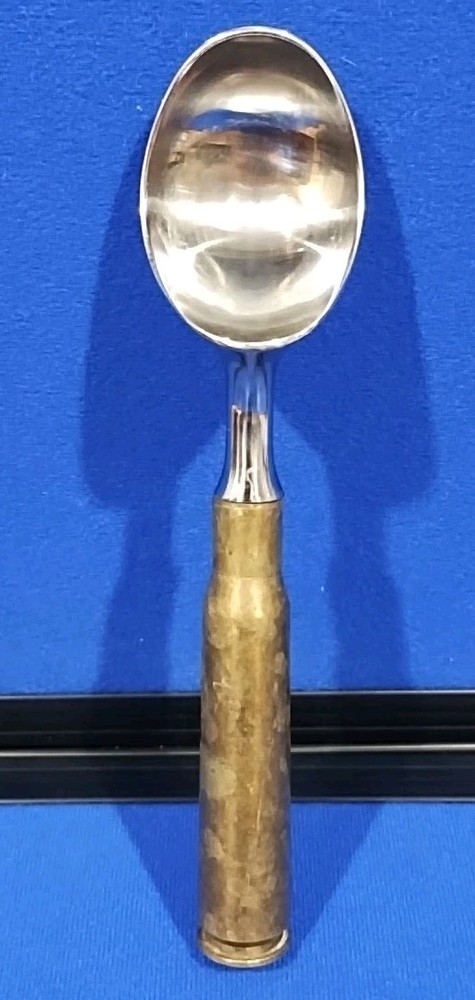 Ice Cream Scoop .50 Cal Empty Shell Casing Kitchen Art