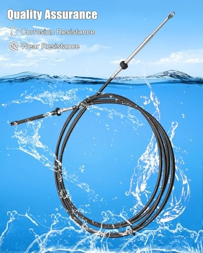 14FT Throttle Shift Remote Control Cable Fit for Johnson Evinrude BRP OMC