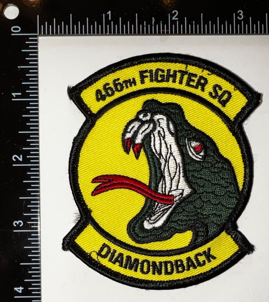 USAF 466th Fighter Squadron Diamondback Patch