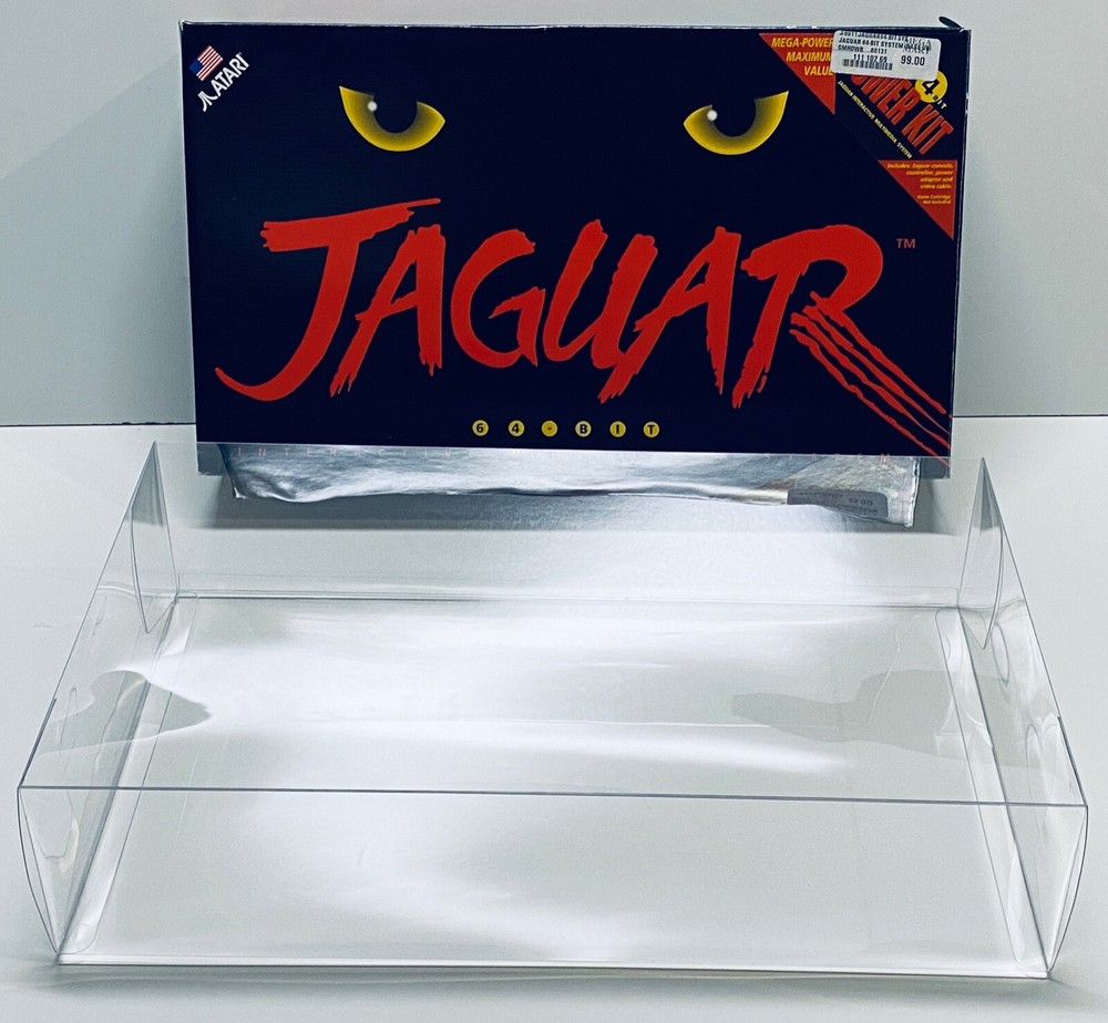 1 Console Box Protector ATARI JAGUAR Custom Made Clear Display Case .50mm PET