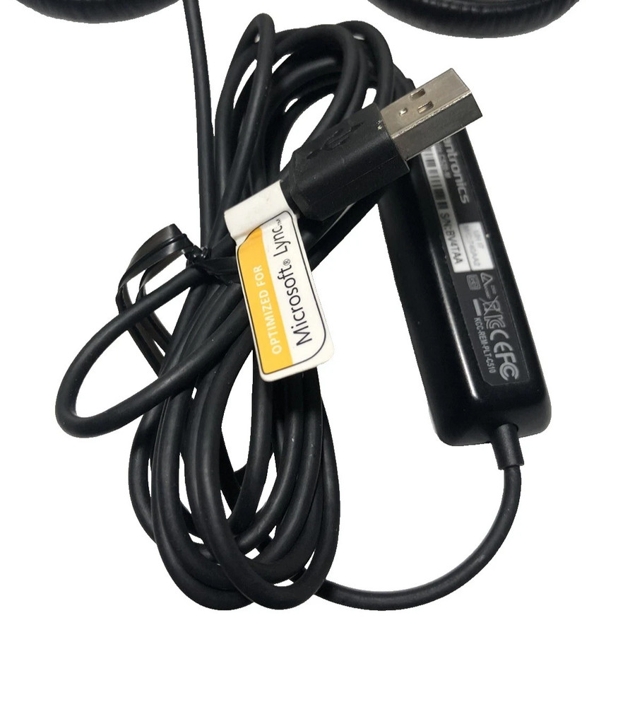 Plantronics Blackwire C520-M Binaural USB Headset - Microsoft Optimized - Used