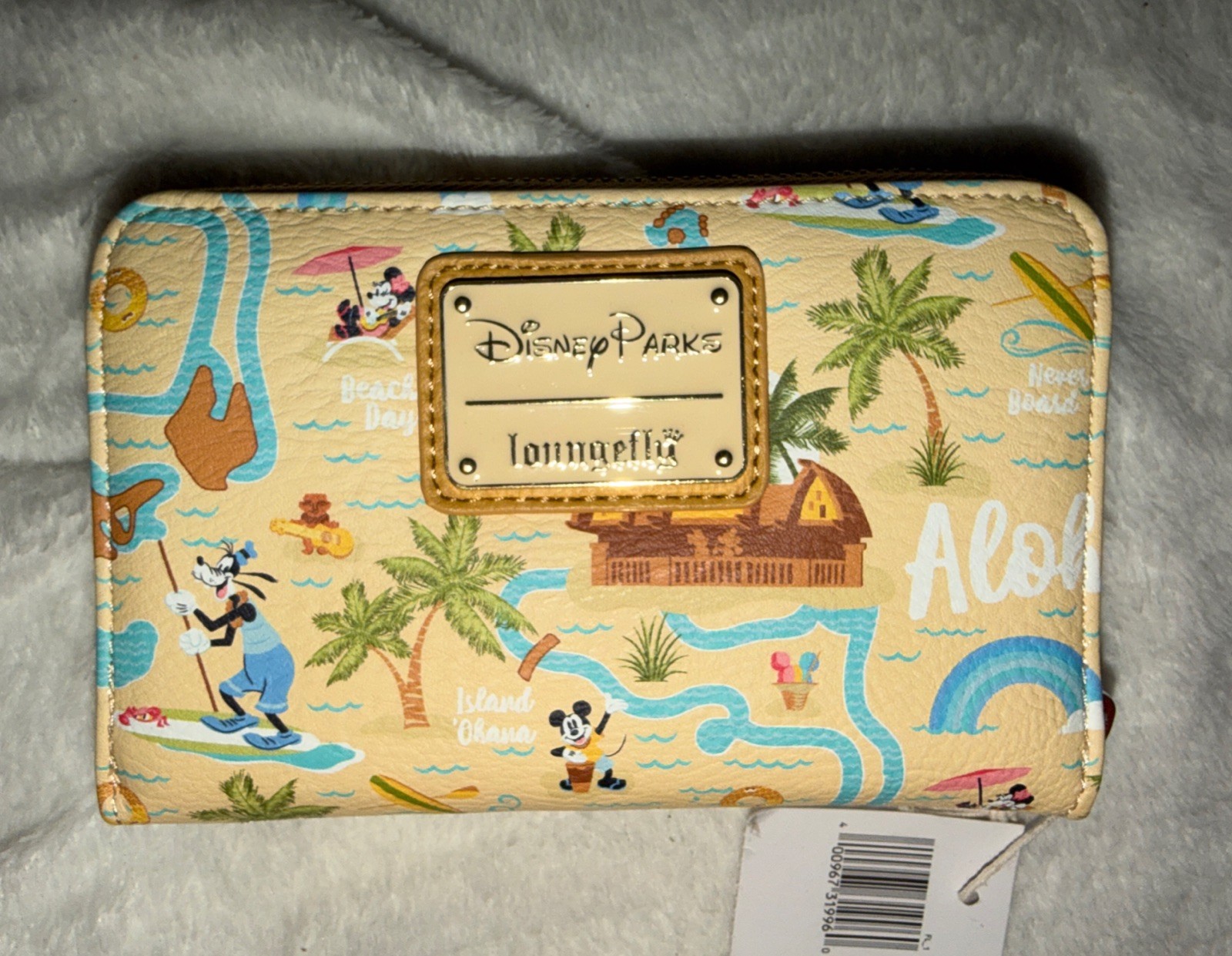 New! Disney Parks Aulani Loungefly Aloha Wallet