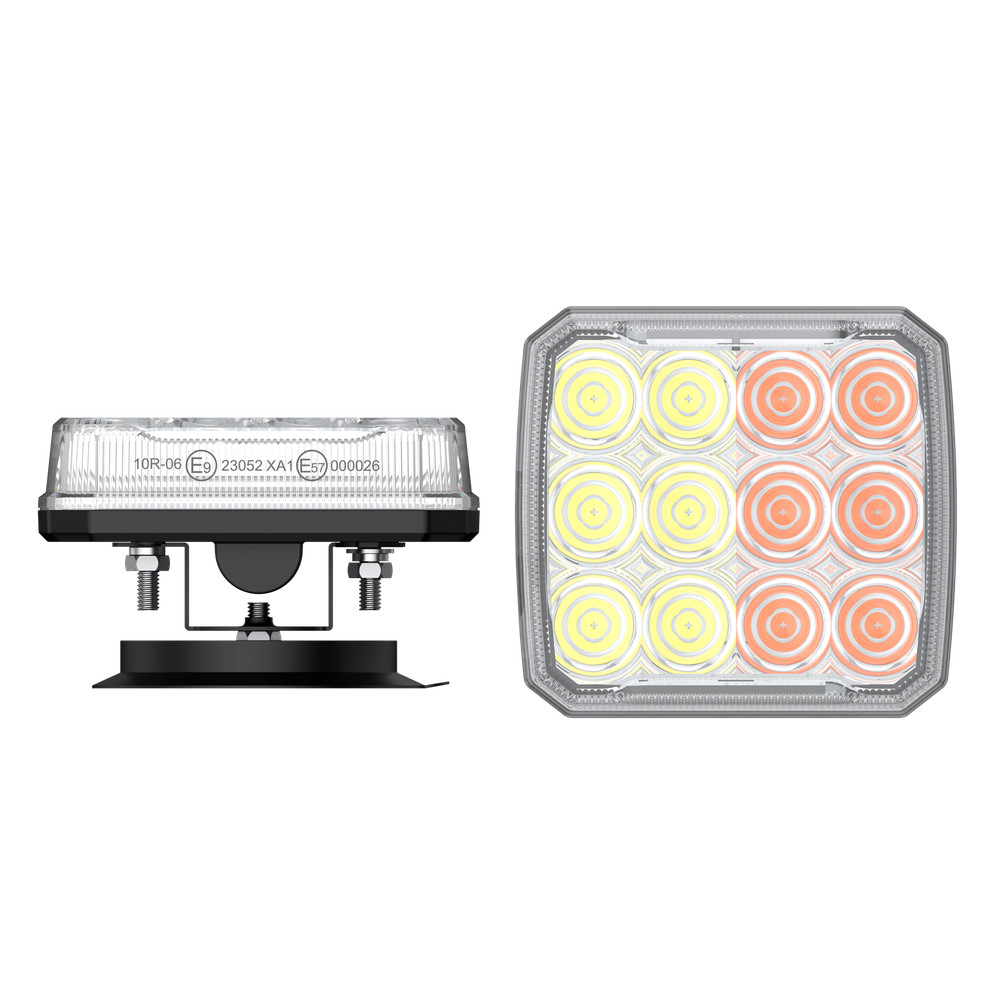 2X Wireless Warning Strobe Beacon Light Rechargeable Emergency Flashing Hazard