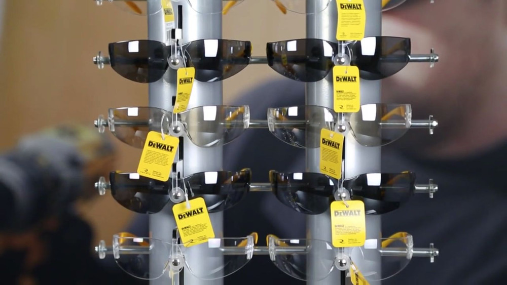 12 pack Dewalt DPG54-2D Protector SMOKE High Performance Safety GLASSES