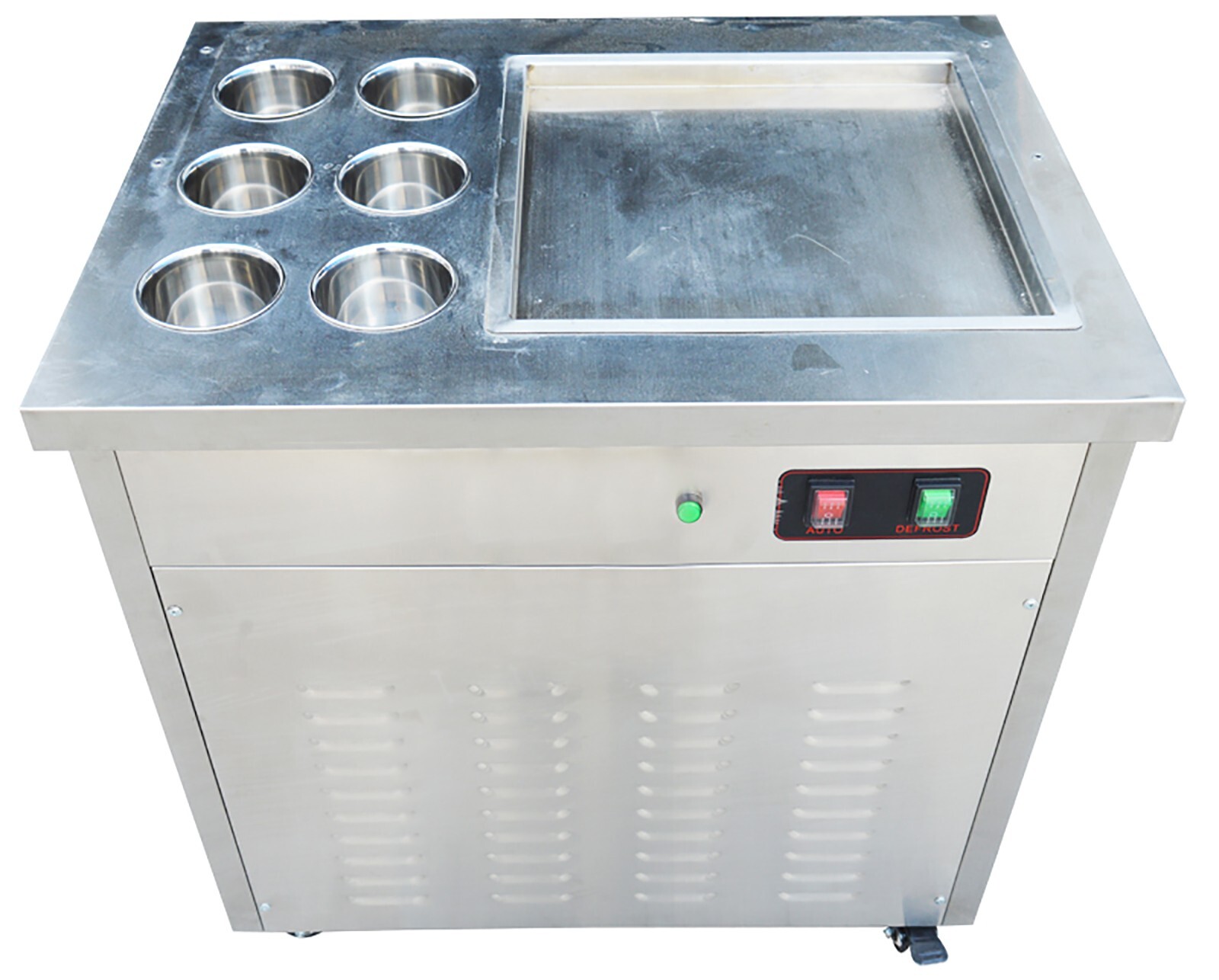 Thailand Ice Cream Roll Machine Fry Ice Cream Machine Frozen Yogurt Machine New