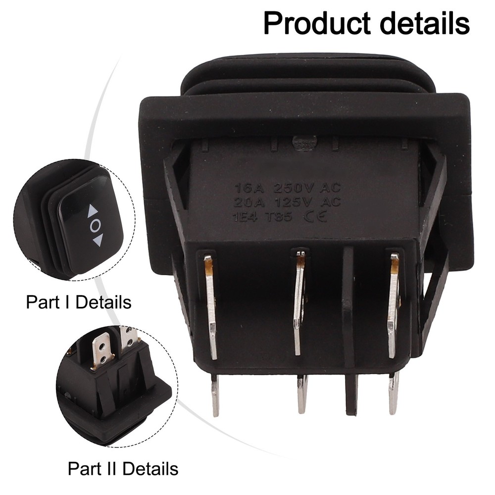 Momentary Polarity Reverse Switch For Electrical Projects Sturdy Construction