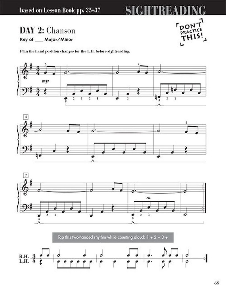 Level 4 - Sightreading Book - Level 4
