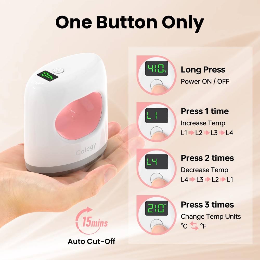 Super Mini Heat Press Machine Fast Up Max 410 3Mins 4 Heating Setting LED Tool