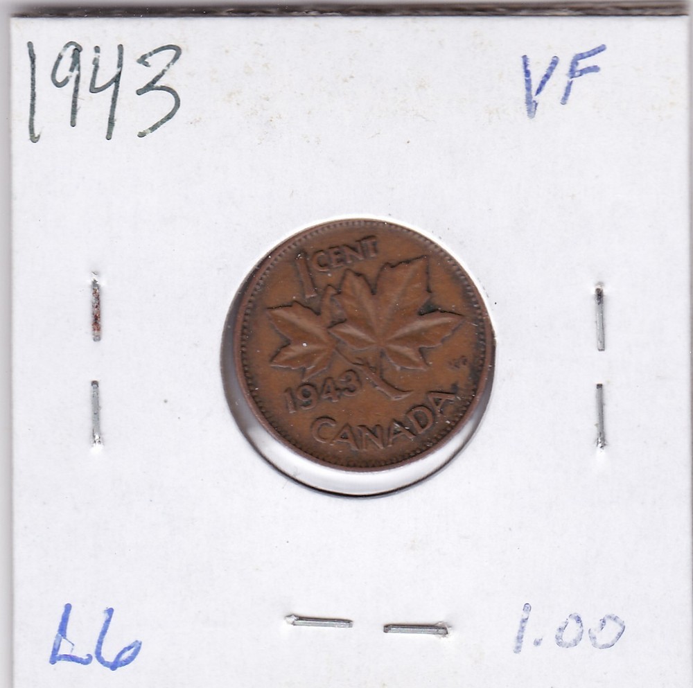 1943 Canada One Cent L6