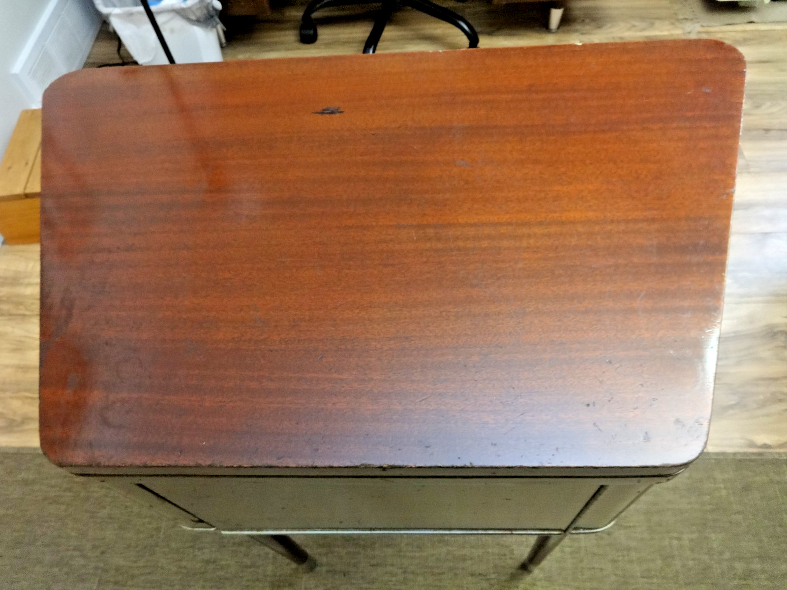 RARE Singer 74 Trapezoid Spinet Sewing Machine Cabinet - 301, 400 & 500 Series