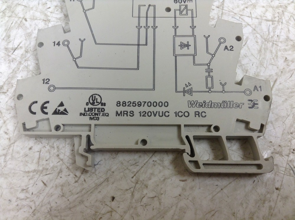 Weidmuller MRS 120VUC 1CO RC Solid State Relay Base 8825970000 (TSC)
