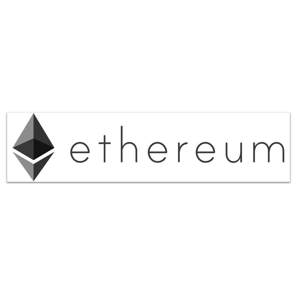 ETHEREUM LOGO Cryptocurrency ETH Sticker Decal