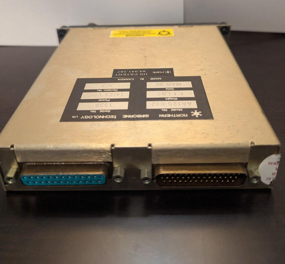 Northern Airborne AA12S-002 Audio Selector Panel Intercom 14/28V