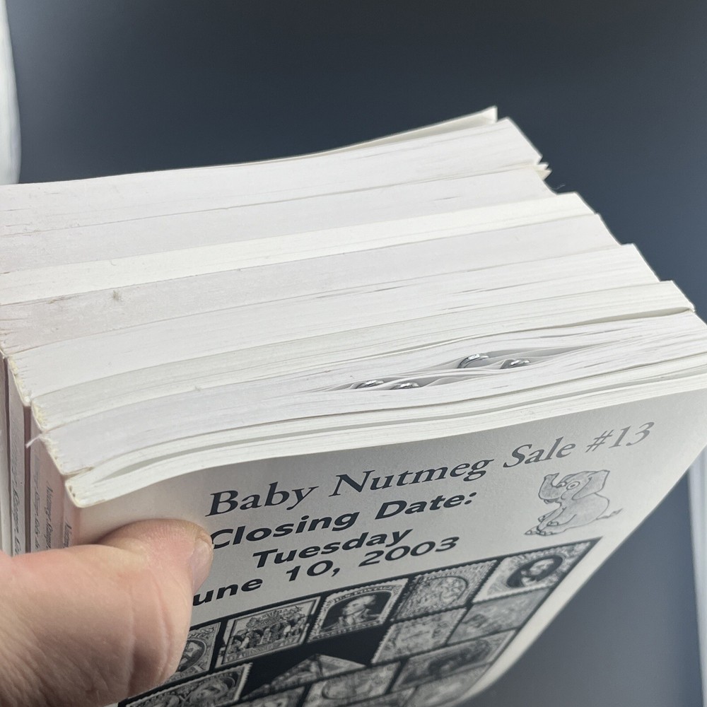 Baby Nutmeg Sale 8 Auction Catalogs 2003-2005 US And Other World Countries
