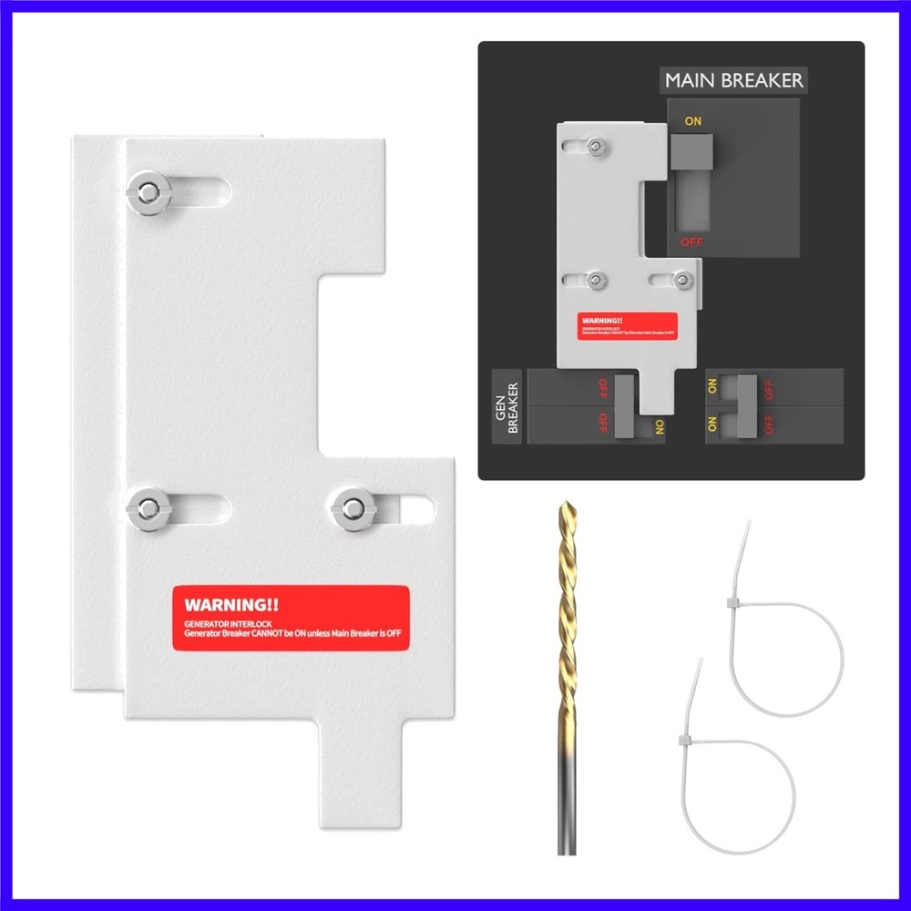 Generator Interlock Kit Compatible with GE General Electeric 150 or 200 Amp P...