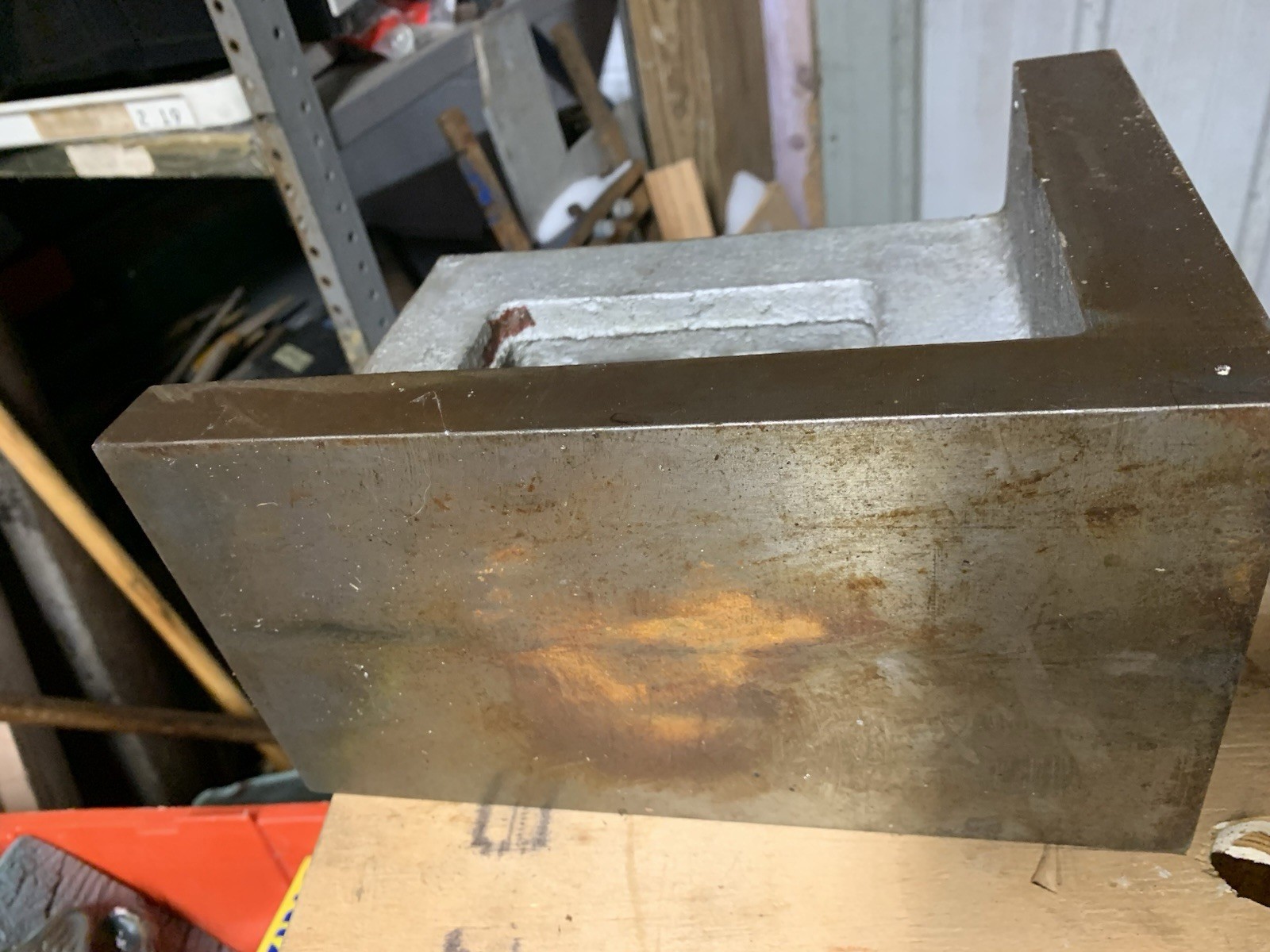 ANGLE PLATE 10” Long X 5 9/16” Wide X 8” High PRECISION Angle Plate