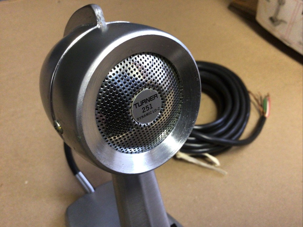 Turner Co Vintage Microphone Dynamic Model 251 NOS