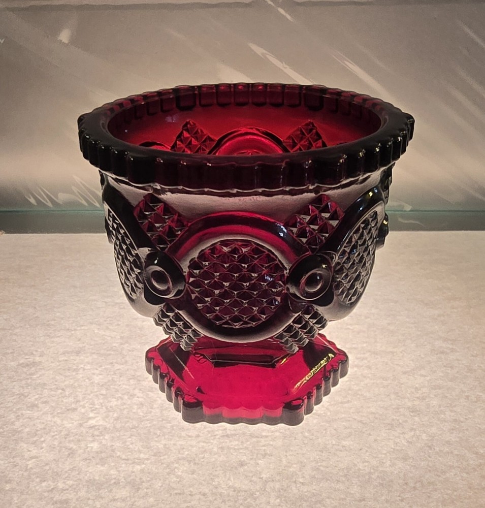 Avon 1876 Cape Cod Ruby Red Collection Goblet / Altar Chalice 6 0z Capacity