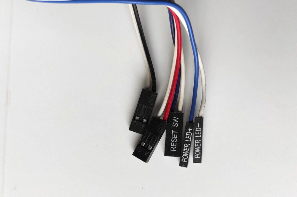 Olidata Button PC Power Module with Start + Reset + HD Led Cables