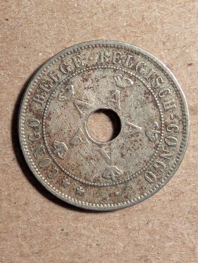 1911 Belgian Congo 20 Centimes