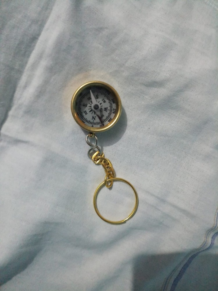 Nautical Compass Key chain Marine Key Ring