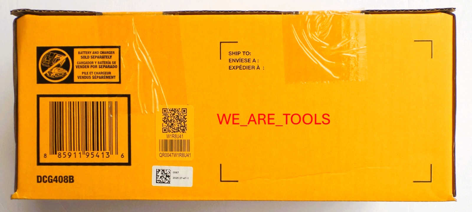 DeWALT DCG408B 4.5" 20V MAX Paddle Switch Angle Grinder, 1) 5.0 Ah Battery