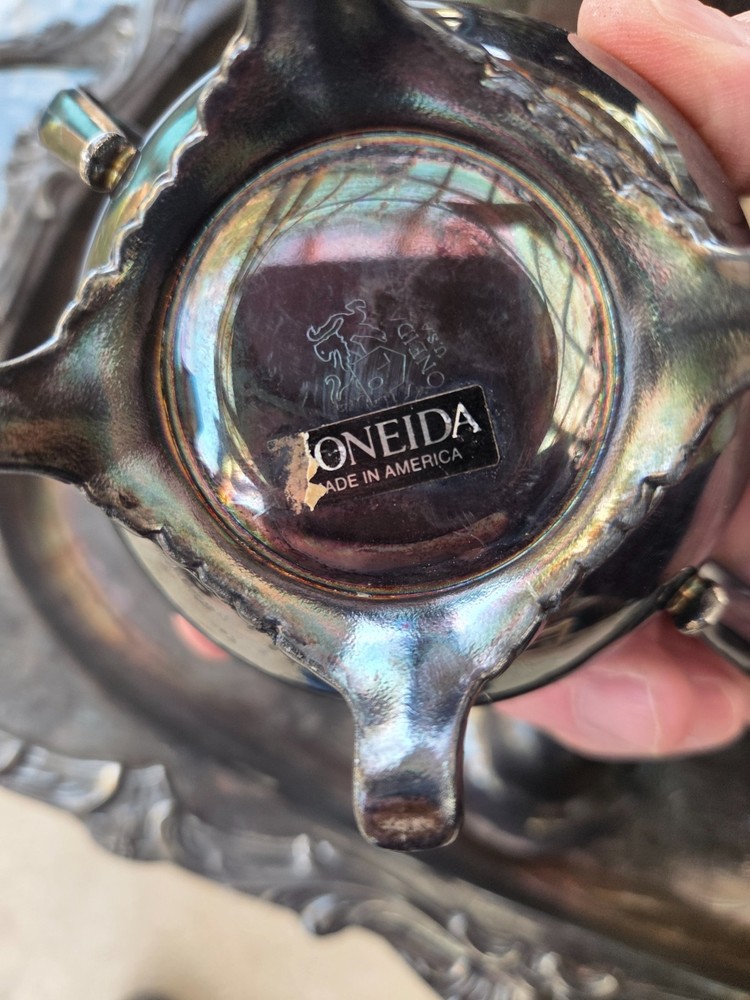 Oneida Silver 5 Piece Tea Set