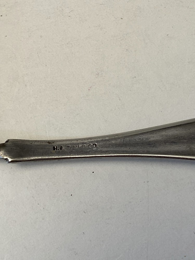 7" Flat Twisted Handle Master Butter Knife International Silver Holmes & Tuttle