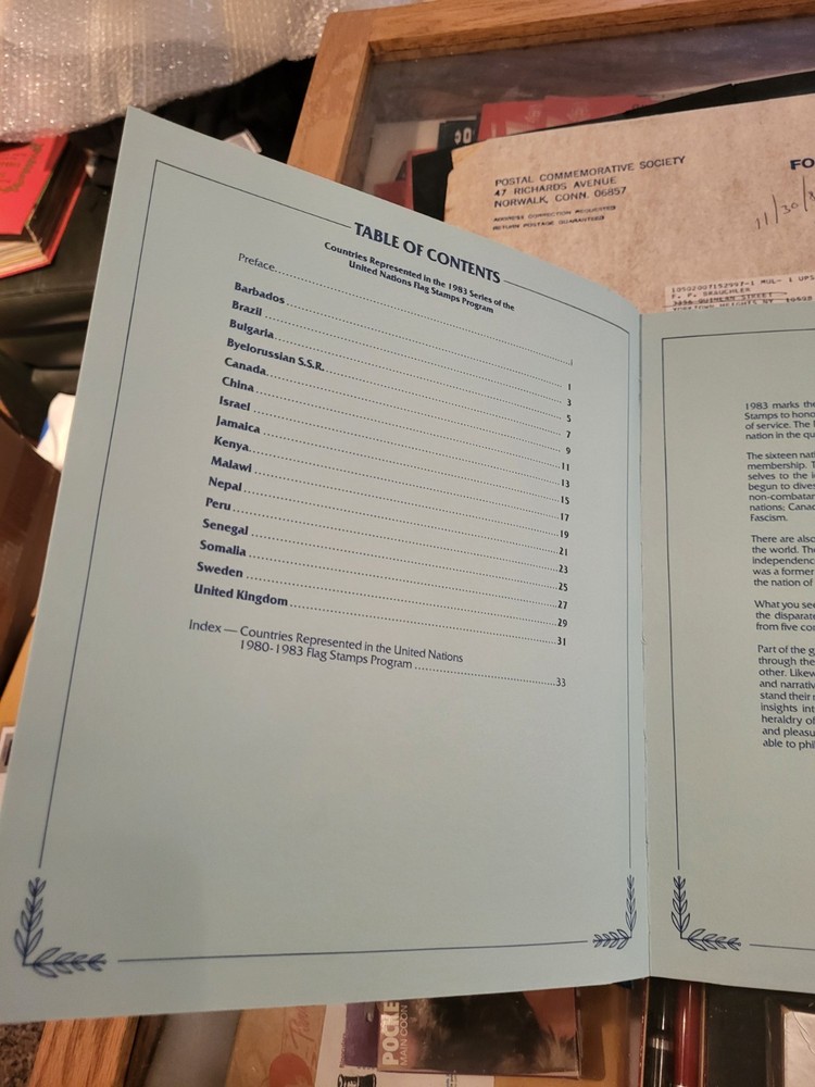 1983 Series Flag Stamp FDC's - Single Stamp - Postal Commemorative Society