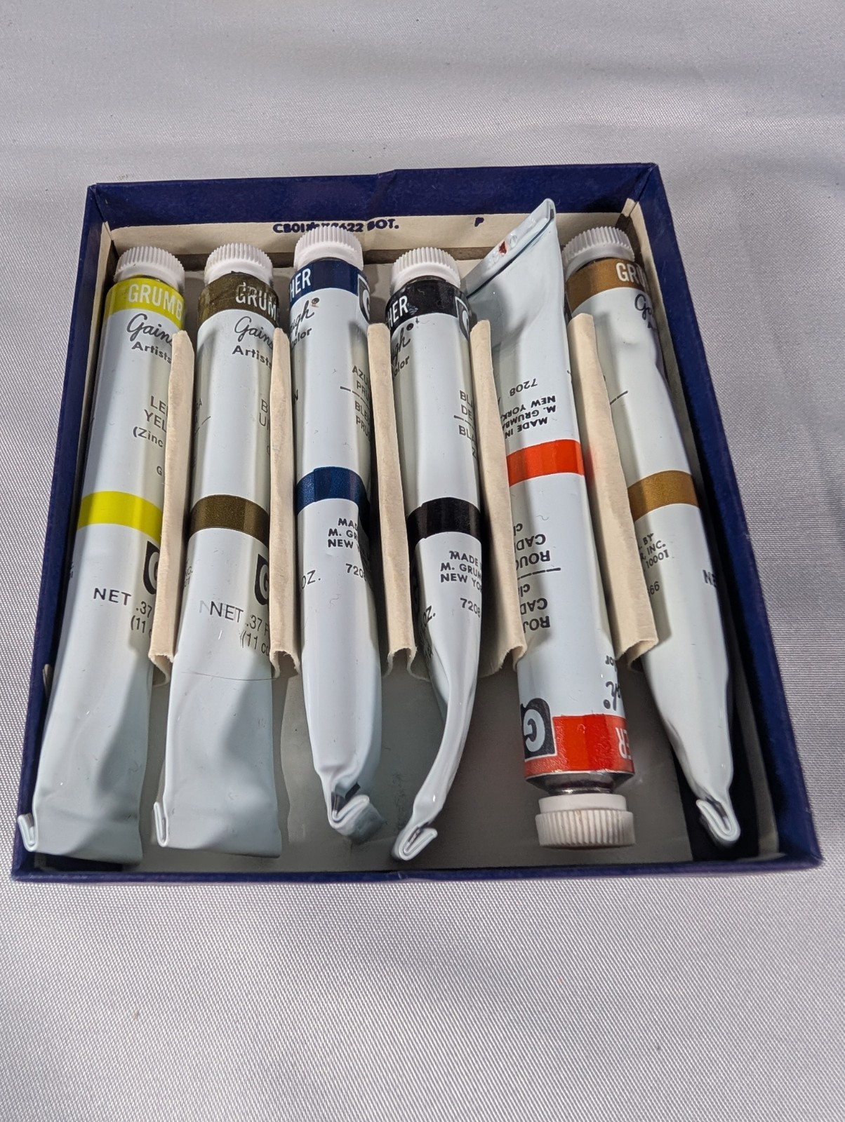 Grumbacher Gainsborough Oil Colors 6 Tube Introductory Set MPN 306