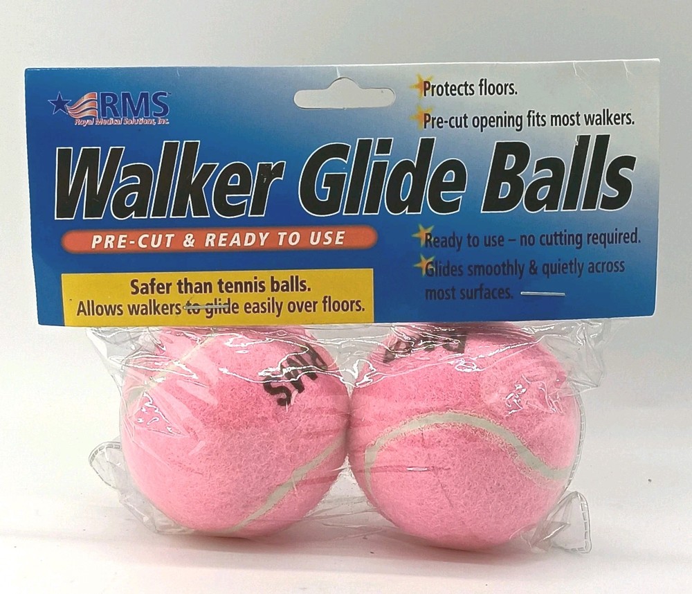 Walker Glide Balls Pre-Cut & Ready to Use - Smooth & Quiet - 2 Balls