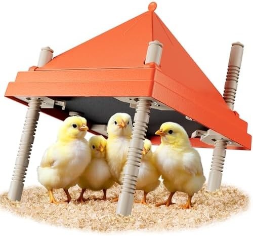 Chick Brooder Heating Plate with anti Stand Cone 10 X 10 Brooder Heater for Chic