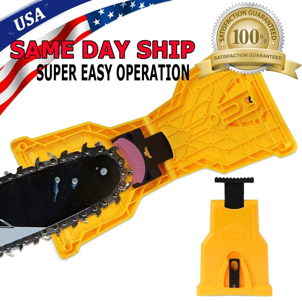 14-20 inch Chainsaw Teeth Sharpener Chain Saw Blade Bar Fast Sharping Stone Tool