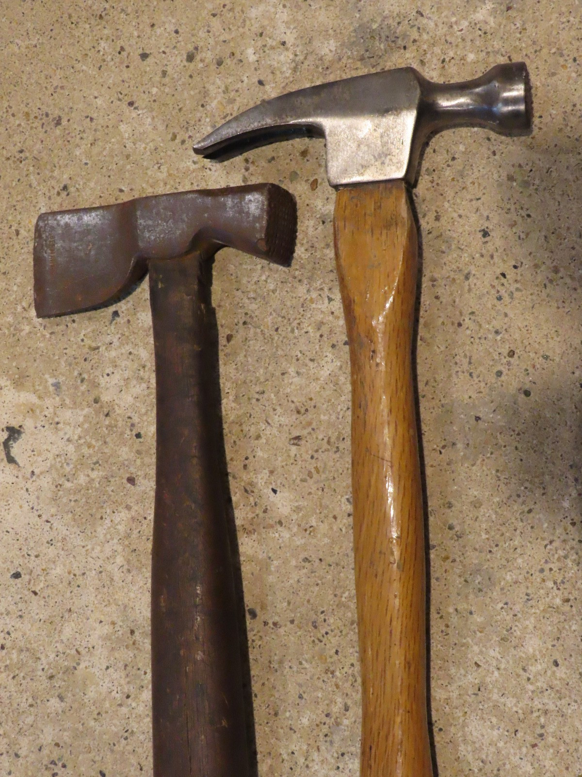 Lot of 4 Hammers Claw Rip Ball Peen Hatchet. 1 Plumb