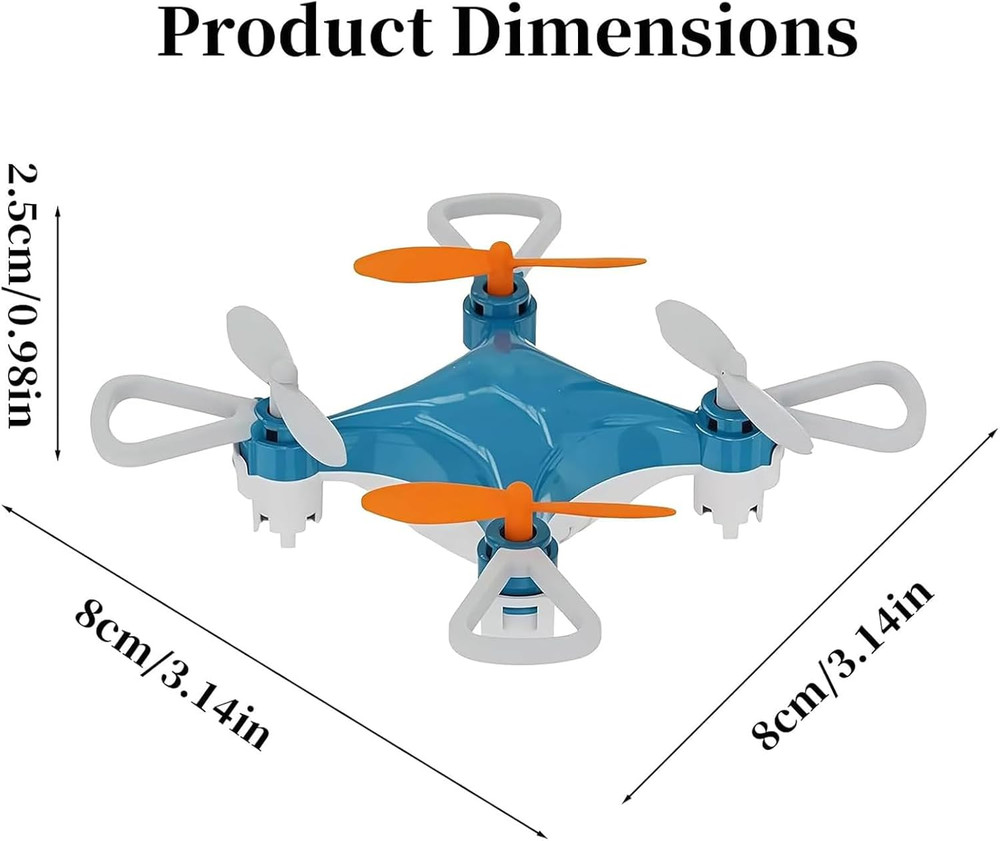Mini Drone with Easy Stunt Flights & 360° Tricks, Perfect Beginner-Friendly Flye
