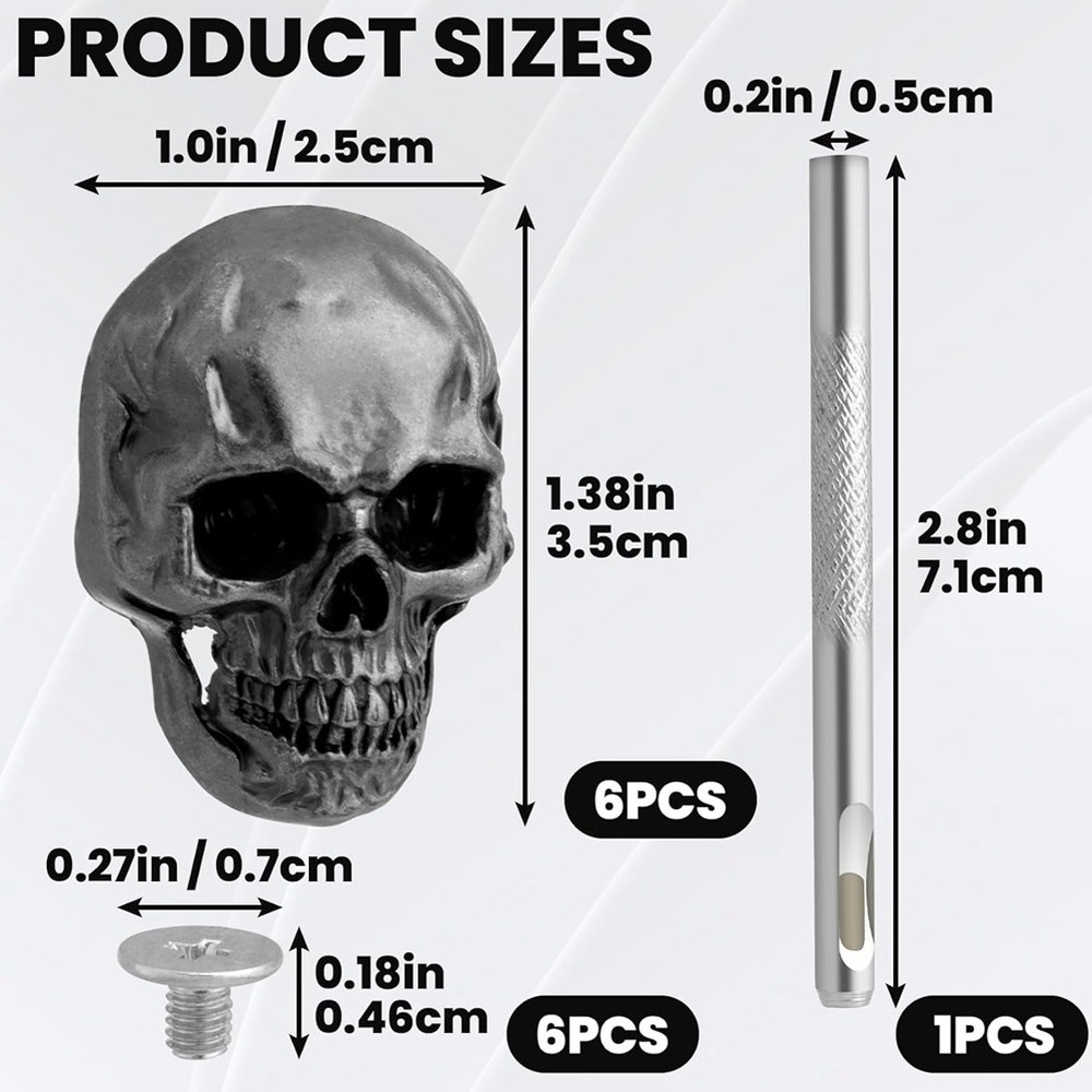 Skull Rivets Studs Skull Rivets Skull Rivet I1M28705