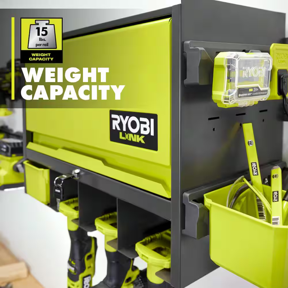 RYOBI LINK Accessory Rail STM501 2 Pack 10.5"x2.5" NEW