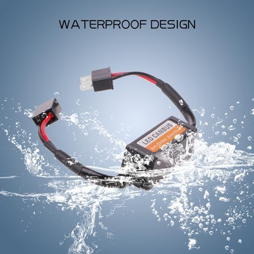 NGHAY H4-LED Headlight Decoder Eliminates Radio Interference, Fault 2PC H4-2PC