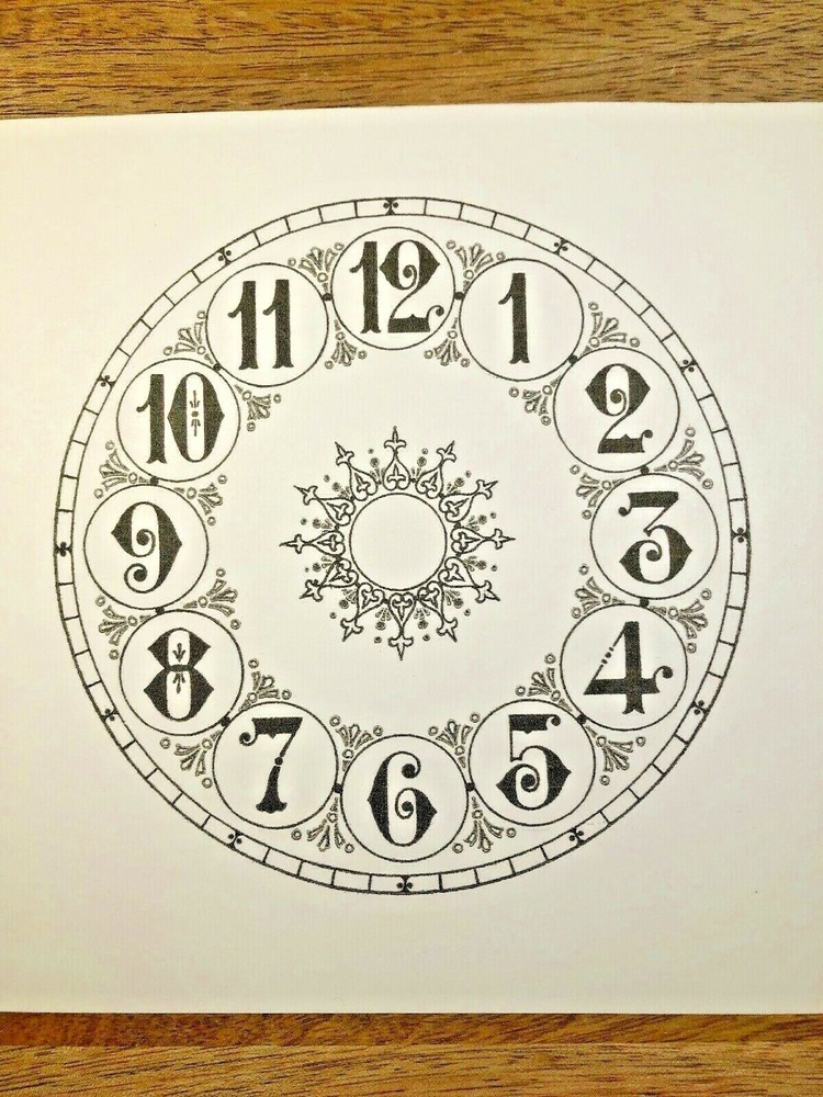 5 Inch Clock Replacement Paper Dial             (Lot 158)