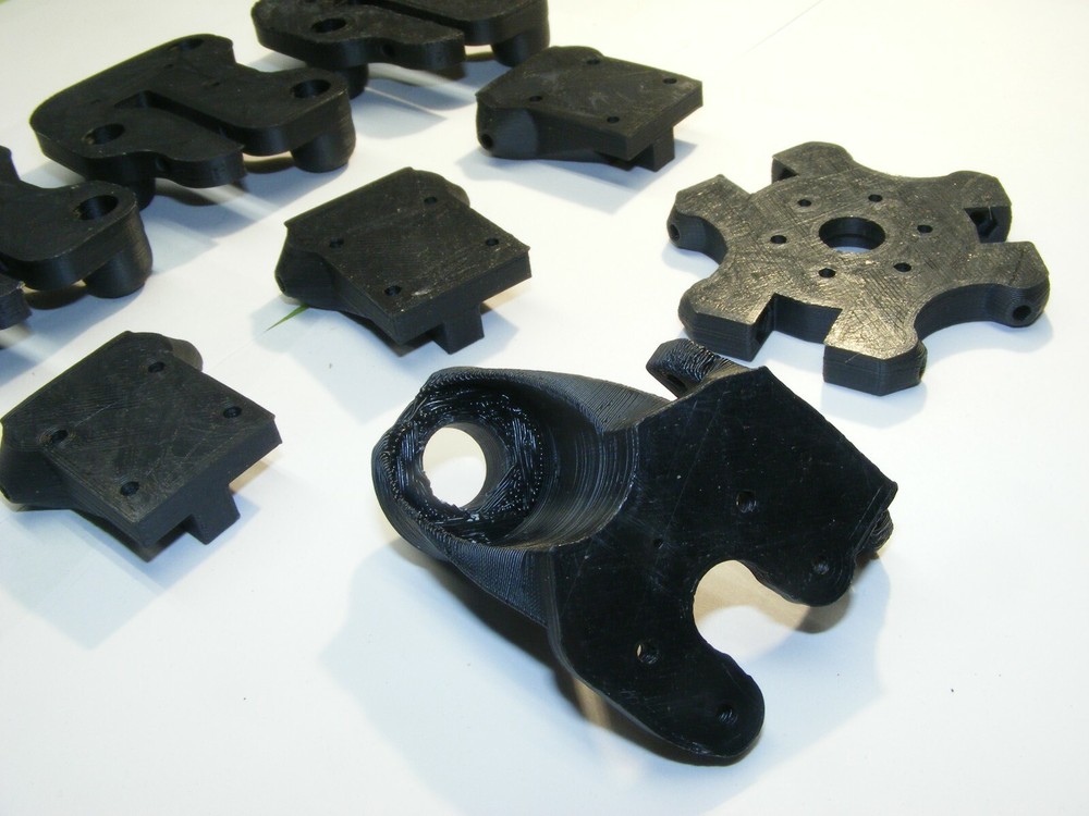 KOSSEL PLASTIC SET EFFECTOR ROLLER SLIDER CARRIAGES SENSOR MOUNT 3D USA